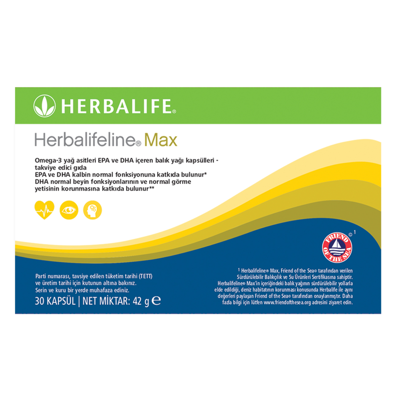 Herbalife Herbalifeline Max 30 kapsül Omega 3 Balık Yağı