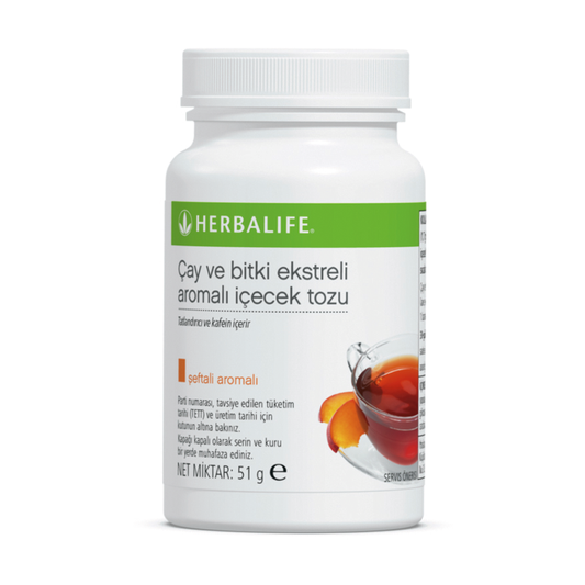 Herbalife Şeftali Aromalı Bitkisel Yağ Yakıcı Çay 51 gr